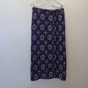 Blue Star Blue Patterned Plush towel wrap